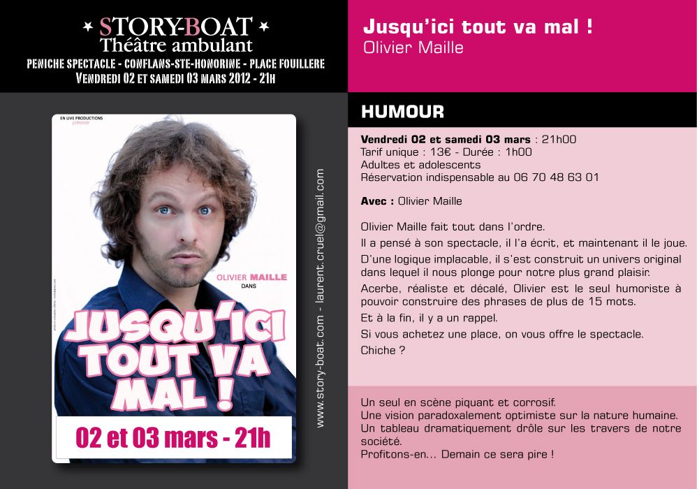 Olivier Maille sur le Story-Boat