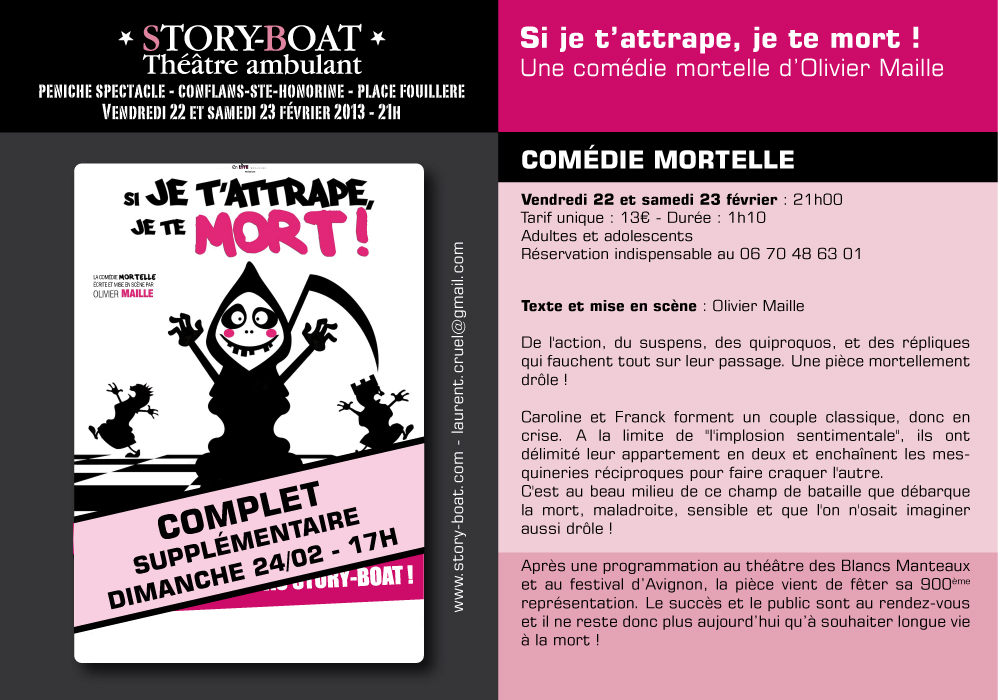 Si je t'attrape je te mort sur le Story-Boat